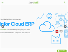 Tablet Screenshot of leanswift.com